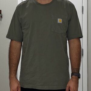 Carhartt Men's Dark Green Short Sleeve Tee